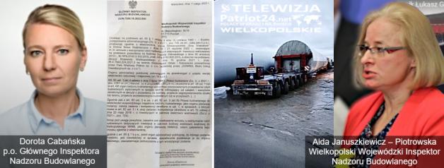 Główna Inspektor Nadzoru Budowlanego wskazuje Wojewódzkiej Inspektor z Poznania przepis nakazujący wstrzymanie budowy wiatraków w gminie Nowe Skalmierzyce! Czy ważniejsze dla niej będzie polskie prawo czy interes izraelskiego milionera?